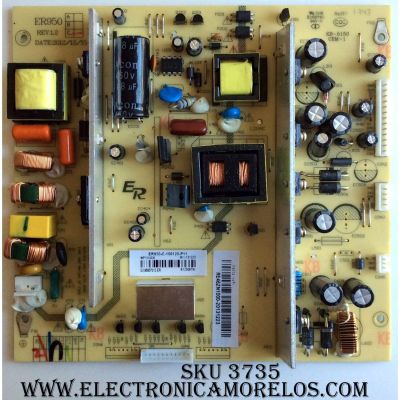 FUENTE DE PODER / RCA RE46ZN1000 / ER950 C / KB-5150 / E3-95007012-ER / MODELO LED46C45RQ